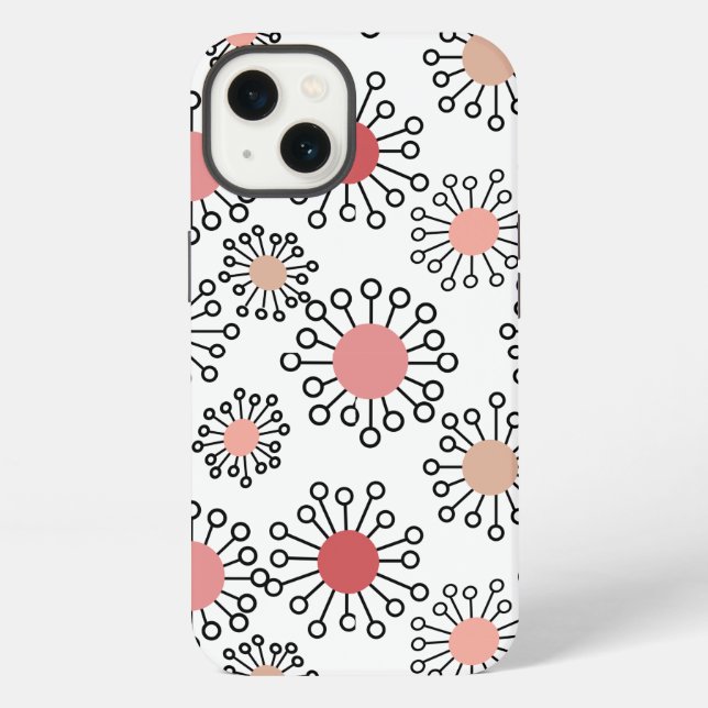 Funda Para iPhone Flores MCM (Reverso )