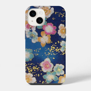 Funda Para iPhone 14 Flores modernas elegantes de washi origami japonés