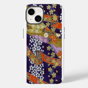 Funda Para iPhone 14 Flores modernas elegantes japonesas Washi Origami