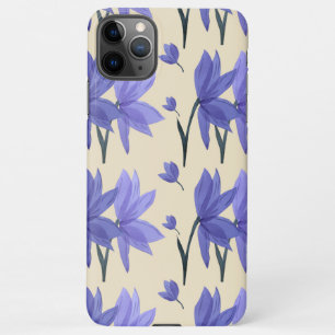 Funda Para iPhone 11Pro Max Flores moradas de bonito