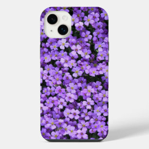 Funda Para iPhone 14 Plus Flores Moradas de Violeta de Primavera