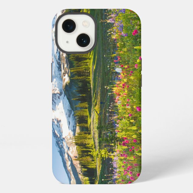 Funda Para iPhone Flores | Mt. Rainier Wildflowers (Reverso )