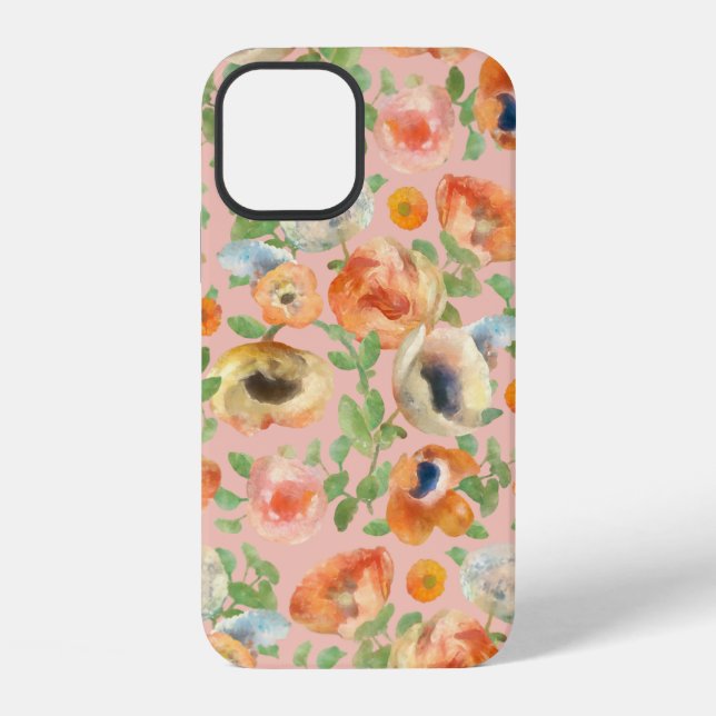 Funda Para iPhone Flores Naranjas de Primavera (Reverso )