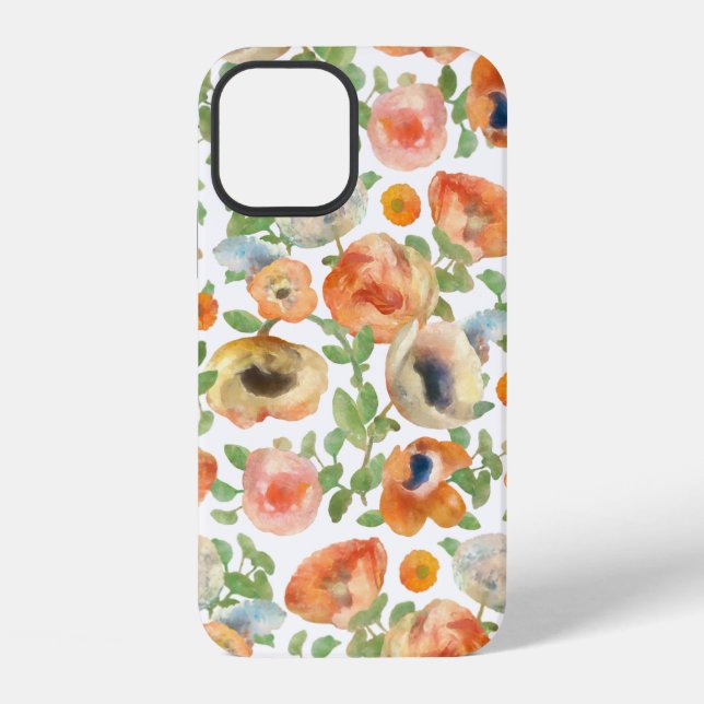 Funda Para iPhone Flores Naranjas de Primavera (Reverso )