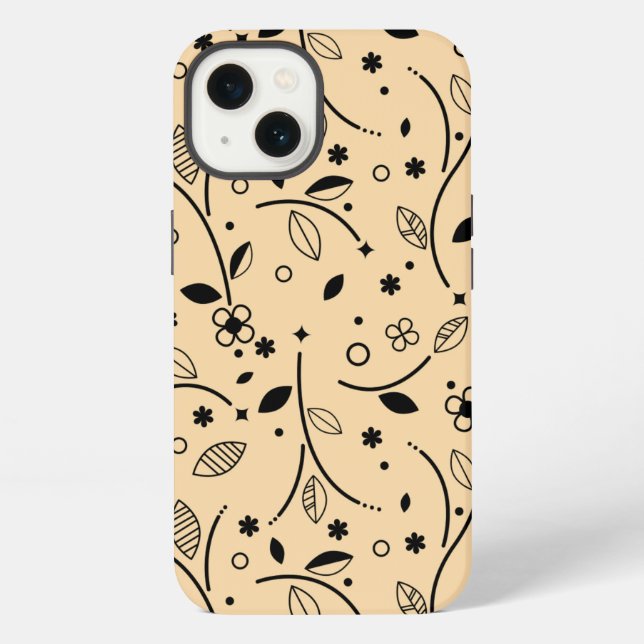 Funda Para iPhone Flores Patrón Flor (Reverso )