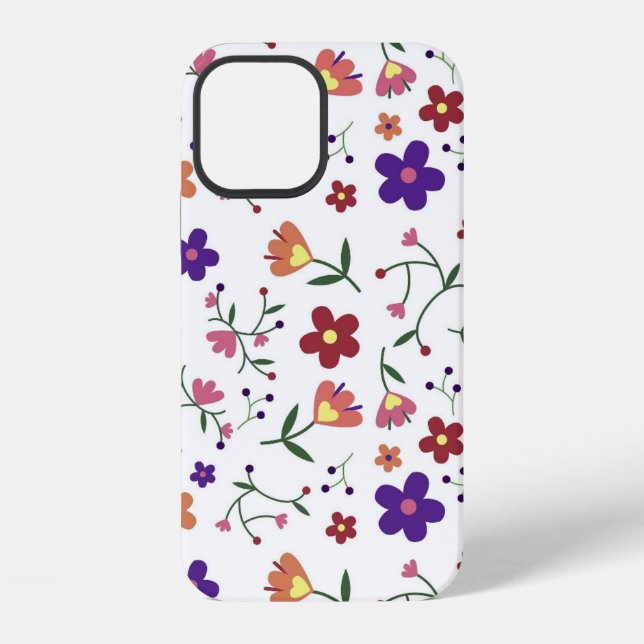 Funda Para iPhone Flores pequeñas (Reverso )