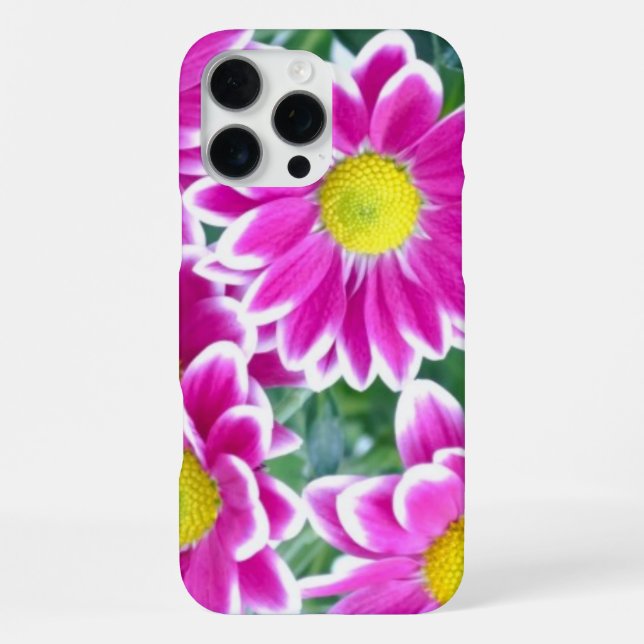 Funda Para iPhone Flores rosadas  (Reverso )