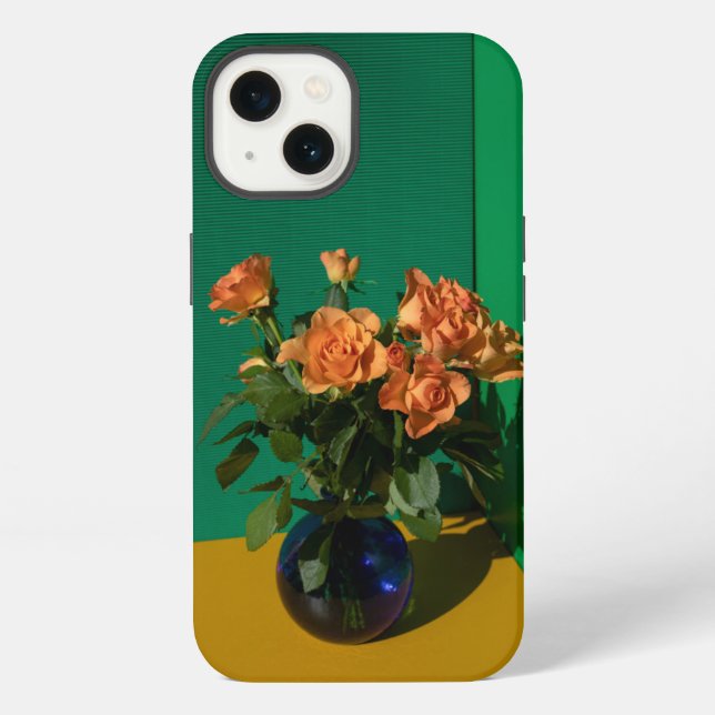 Funda Para iPhone Flores | Rosas en Florero (Reverso )