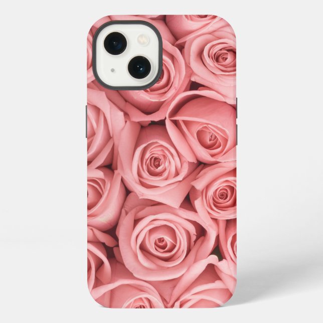 Funda Para iPhone Flores | Rosas Rosadas (Reverso )