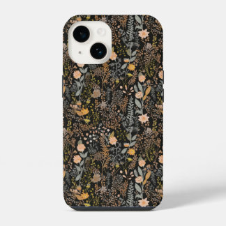 Funda Para iPhone 14 Flores silvestres botánicas de follaje Floral
