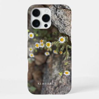 Funda Para iPhone 16 Pro Max Flores silvestres de margarita en estuche para iPh