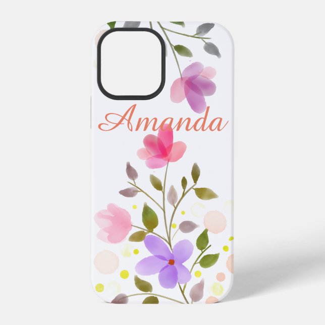 Funda Para iPhone Flores simplemente hermosas (Reverso )