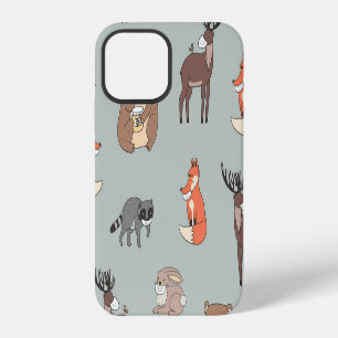 Funda Para iPhone 12 Flores tropicales artísticas, sin costuras vintage