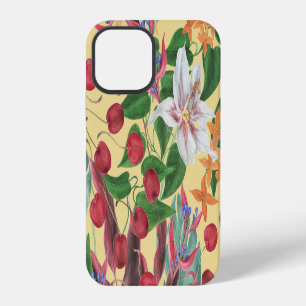 Funda Para iPhone 12 Flores tropicales cereza: marea sin mar acuarela