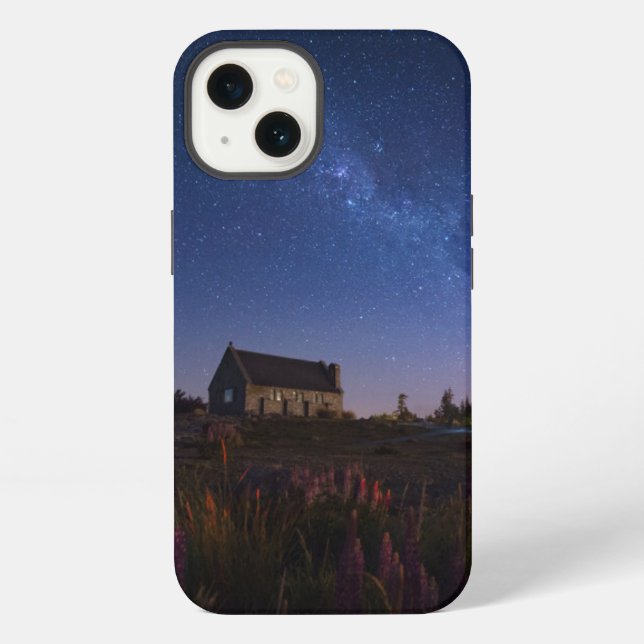 Funda Para iPhone Flores | Vía Láctea Nueva Zelanda (Reverso )