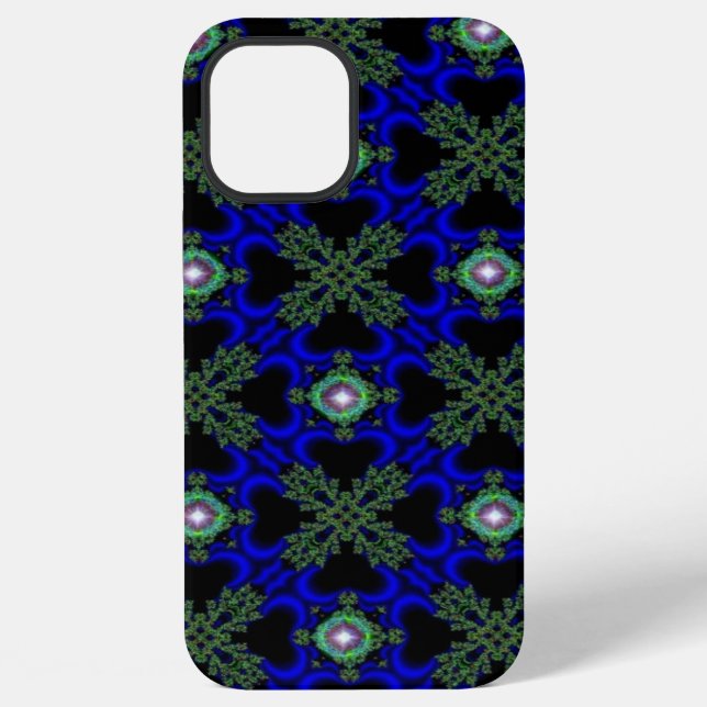 Funda Para iPhone Flores y estrellas abstractas de Artdeco (Reverso )