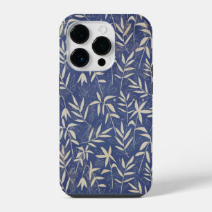 Funda Para iPhone 14 Pro Flores y Hojas Japonesas Vintage Estresadas