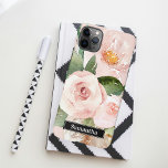 Funda Para iPhone 11Pro Max Flores y nombre de color rosa pastel moderno<br><div class="desc">Flores y nombre de color rosa pastel moderno</div>