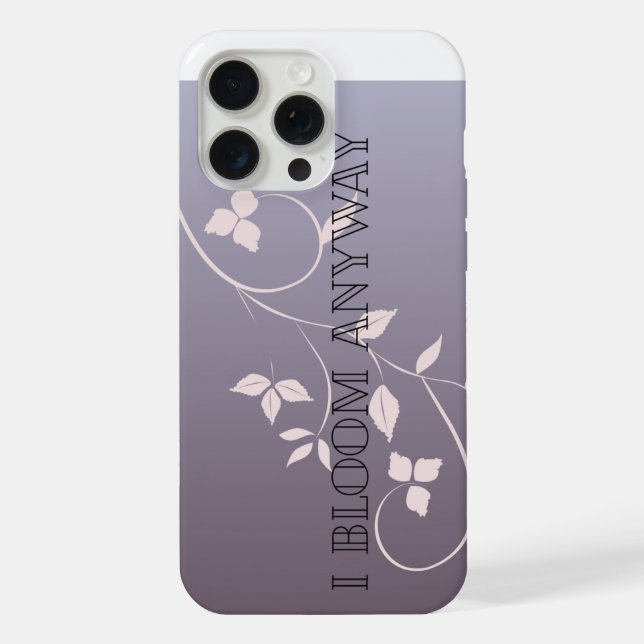 Funda Para iPhone Florezco De Todos Modos (Reverso )