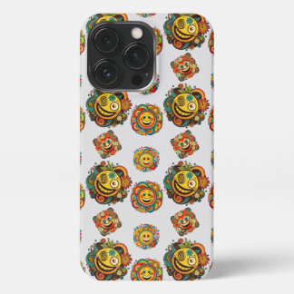 Funda Para iPhone 13 Pro Flower Emojis 2