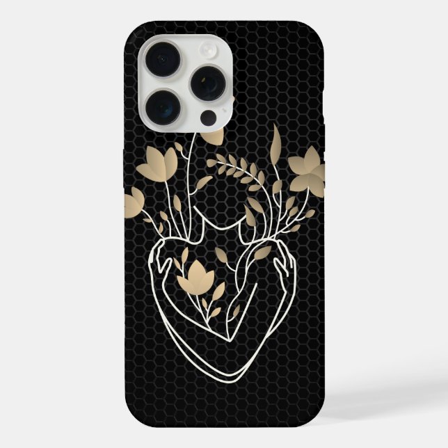 Funda Para iPhone Flower Lady - Edición de época (Reverso )