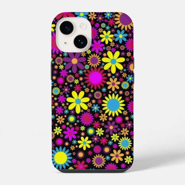 Funda Para iPhone Flower Power (Reverso )