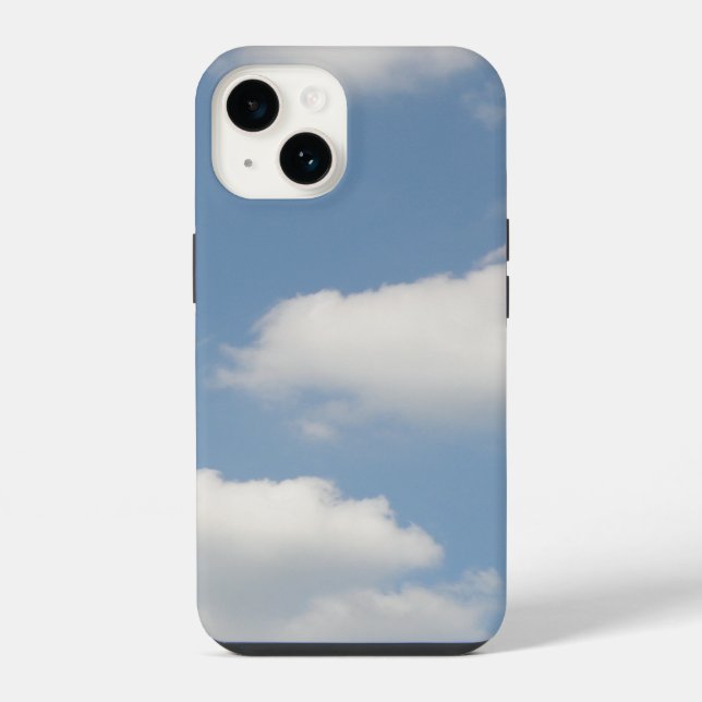 Funda Para iPhone Fluffy Cumulus Nubes (Reverso )