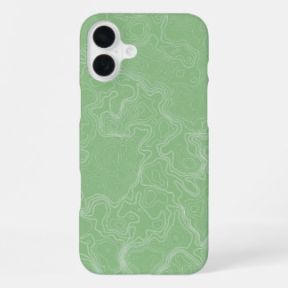 Funda Para iPhone 16 Plus Flujo de contorno de Matcha