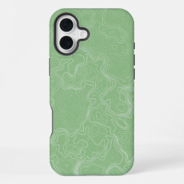 Funda Para iPhone 16 Plus Flujo de contorno de Matcha
