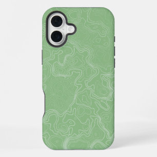 Funda Para iPhone 16 Plus Flujo de contorno de Matcha
