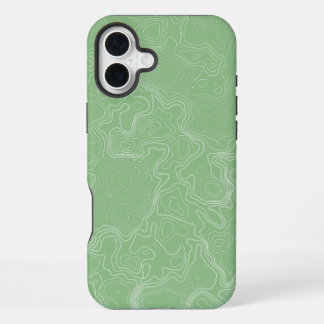 Funda Para iPhone 16 Plus Flujo de contorno de Matcha