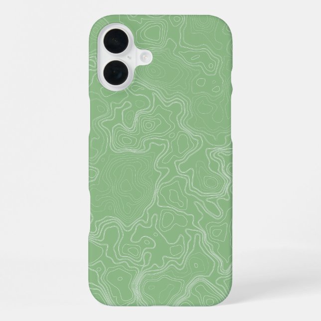 Funda Para iPhone Flujo de Contorno Matcha (Reverso )