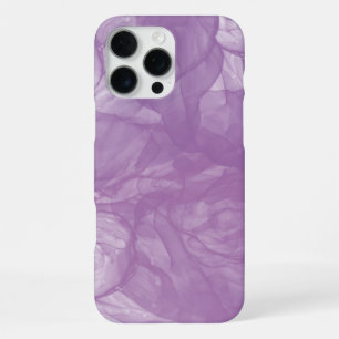 Funda Para iPhone 16 Pro Max Flujo de Tinta Abstracta Morada – Suavidad y Miste