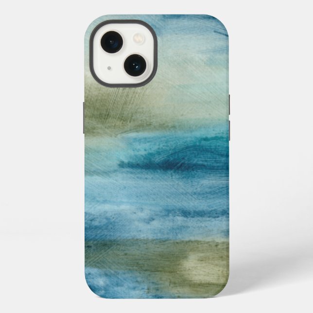 Funda Para iPhone Flujo oceánico II (Reverso )