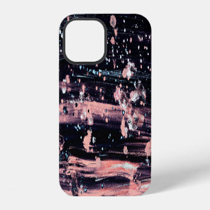 Funda Para iPhone 12 Foco de luz rosa gris oscuro glamuroso