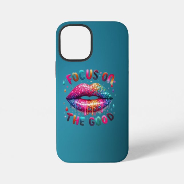 Funda Para iPhone foco en el Funda goodiPhone 12 Mini Tough, Glossy (Reverso )