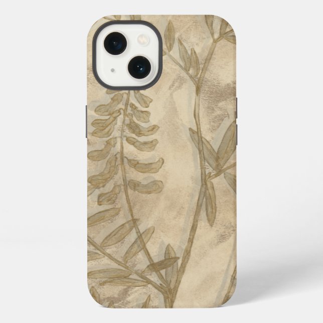 Funda Para iPhone Foliage dorado I (Reverso )