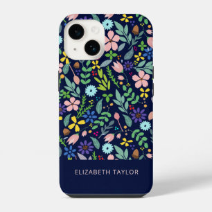Funda Para iPhone 14 Follaje Floral Moderno