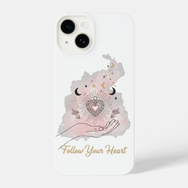 Funda Para iPhone Follow Your Heart iPhone Case - Celestial Sacred (Reverso )