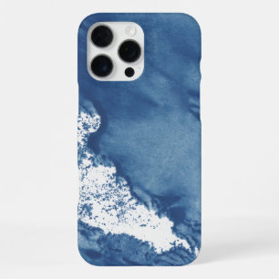 Funda Para iPhone 16 Pro Max Fondo abstracto de acuarela azul