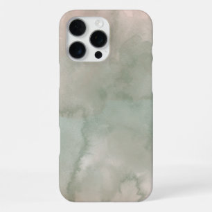 Funda Para iPhone 16 Pro Max Fondo abstracto de acuarela verde