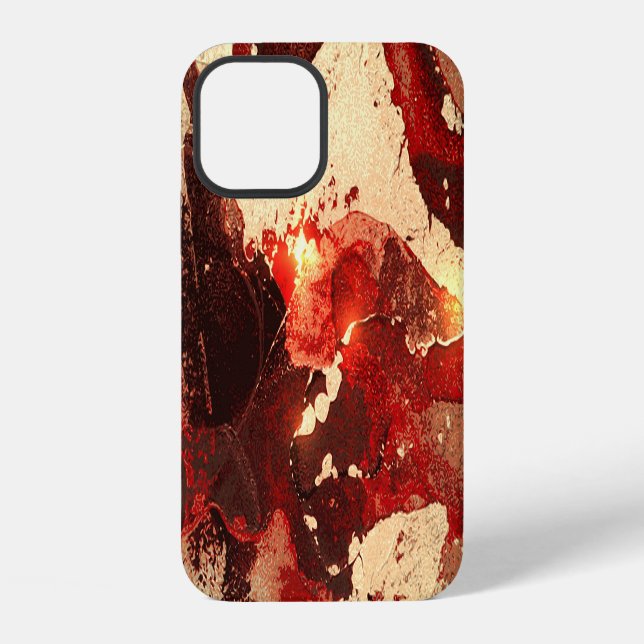 Funda Para iPhone Fondo abstracto de mármol. (Reverso )