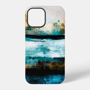 Funda Para iPhone 12 Fondo abstracto de textura al óleo. Pintura sobre