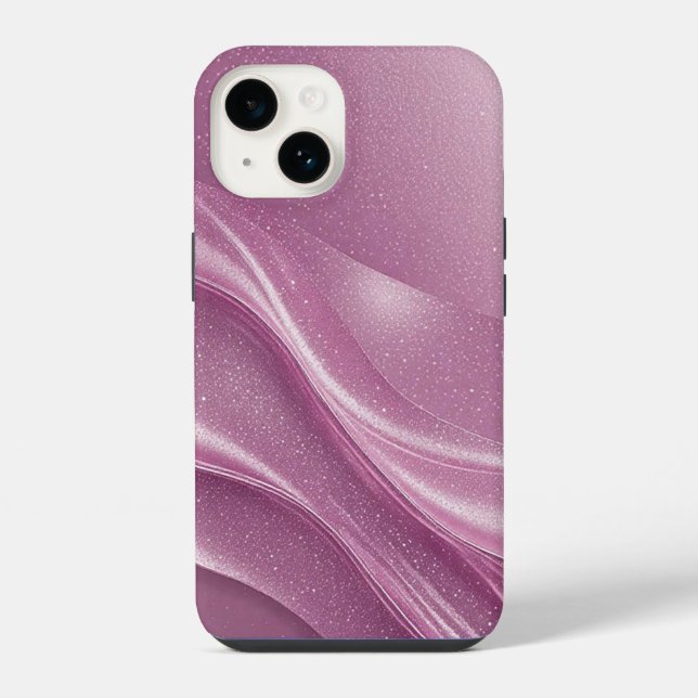 Funda Para iPhone Fondo abstracto elegante con brillo (Reverso )