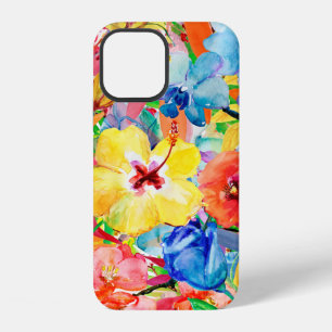 Funda Para iPhone 12 Fondo abstracto pintado a mano con acuarela con m