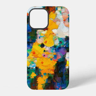 Funda Para iPhone 12 Fondo artístico abstracto. Textura cálida y vibran