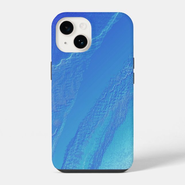 Funda Para iPhone Fondo Azul (Reverso )