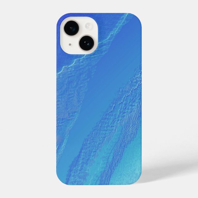 Funda Para iPhone Fondo azul (Reverso )