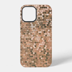 Funda Para iPhone 12 Fondo bibliográfico de mosaico abstracto brillante