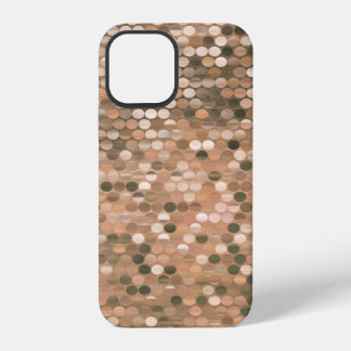 Funda Para iPhone 12 Fondo bibliográfico de mosaico abstracto brillante